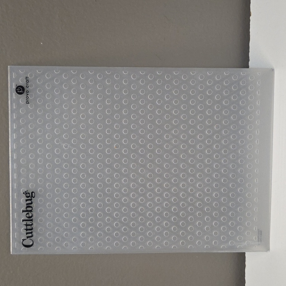 Polka Dot Cuttlebug Embossing Folder